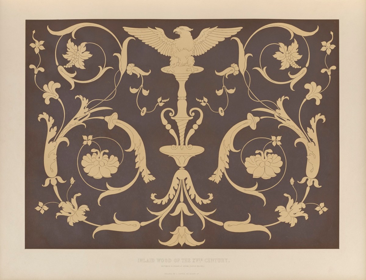 Ludwig Gruner, Inlaid wood of the 15th Century