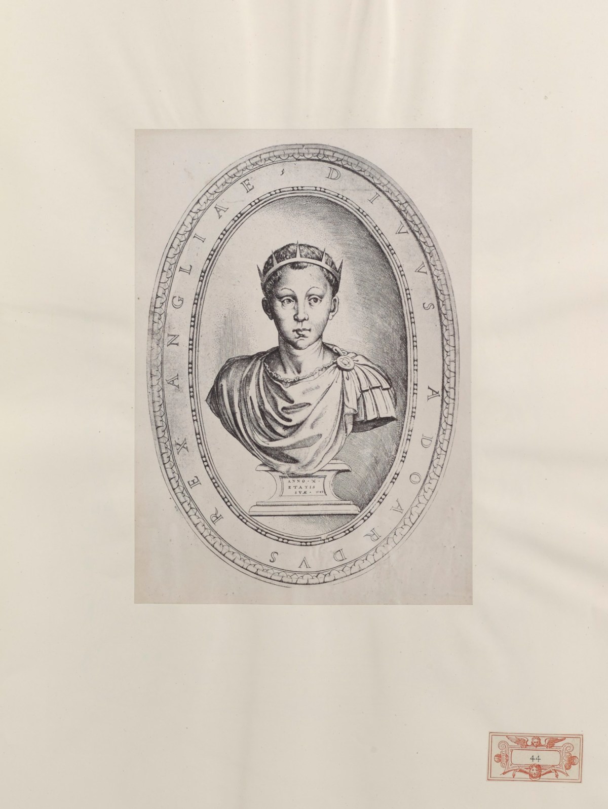 Unknown artist, Portrait of Edward VI, King of England.