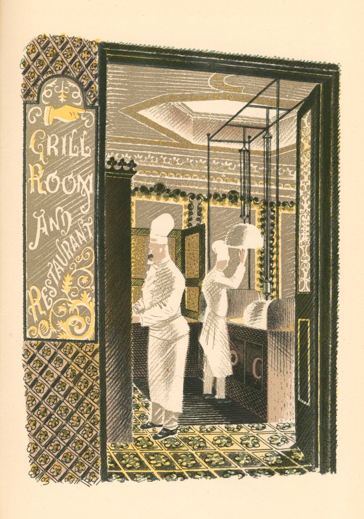 Eric Ravilious, Restaurant and Grill Room