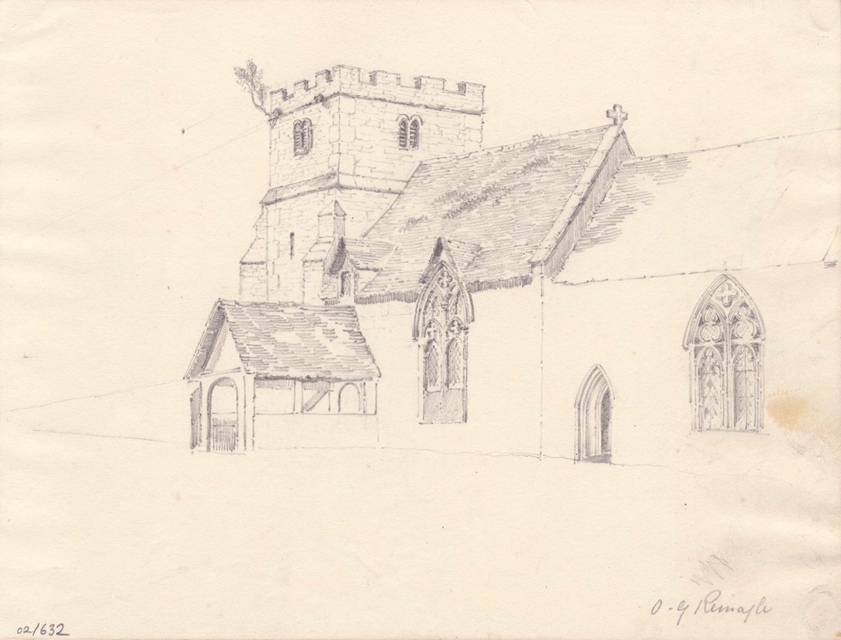 Oriana Georgiana Reinagle, Exterior of a church
