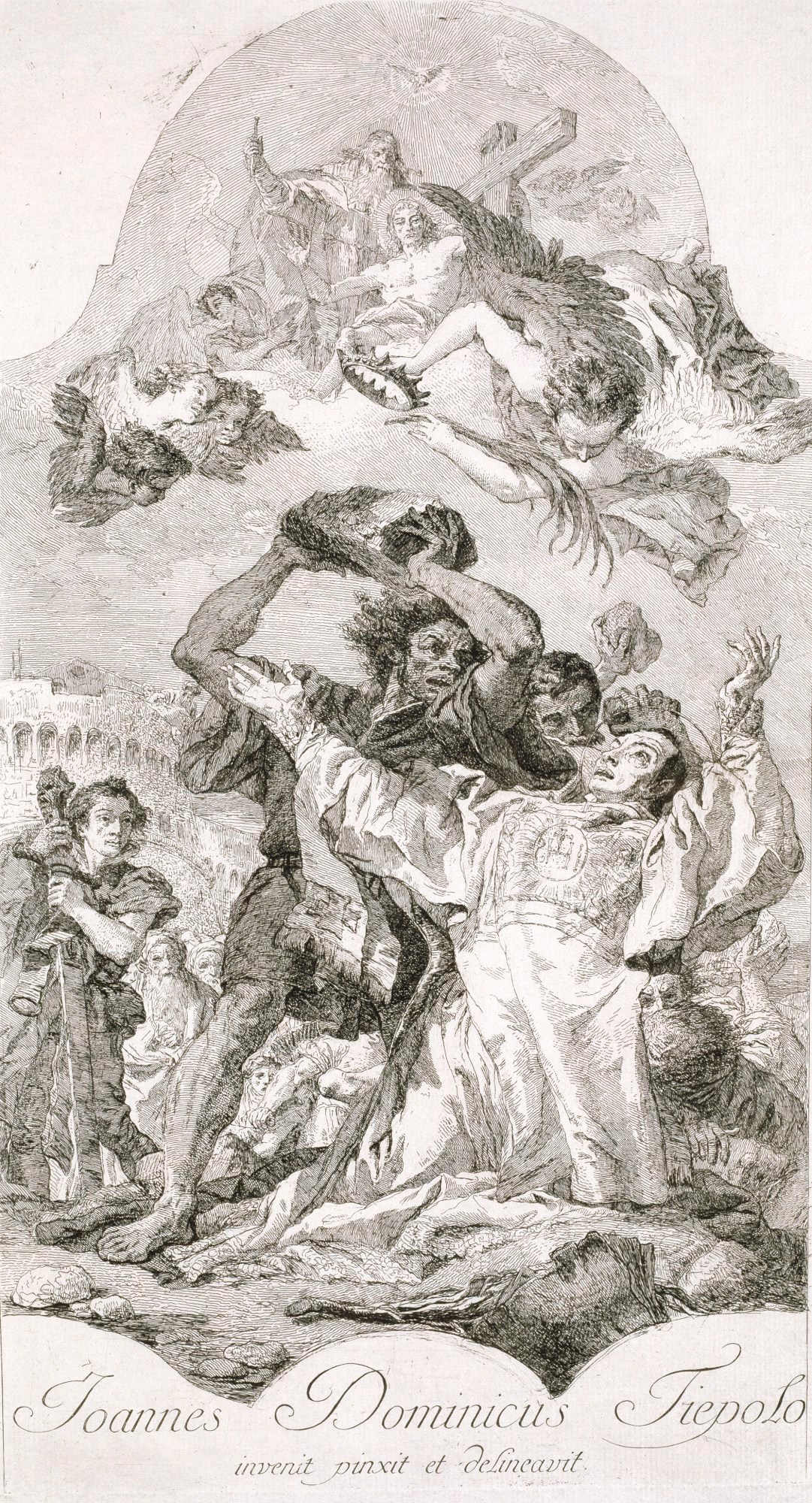 Giandomenico Tiepolo, The Stoning of St. Stephen