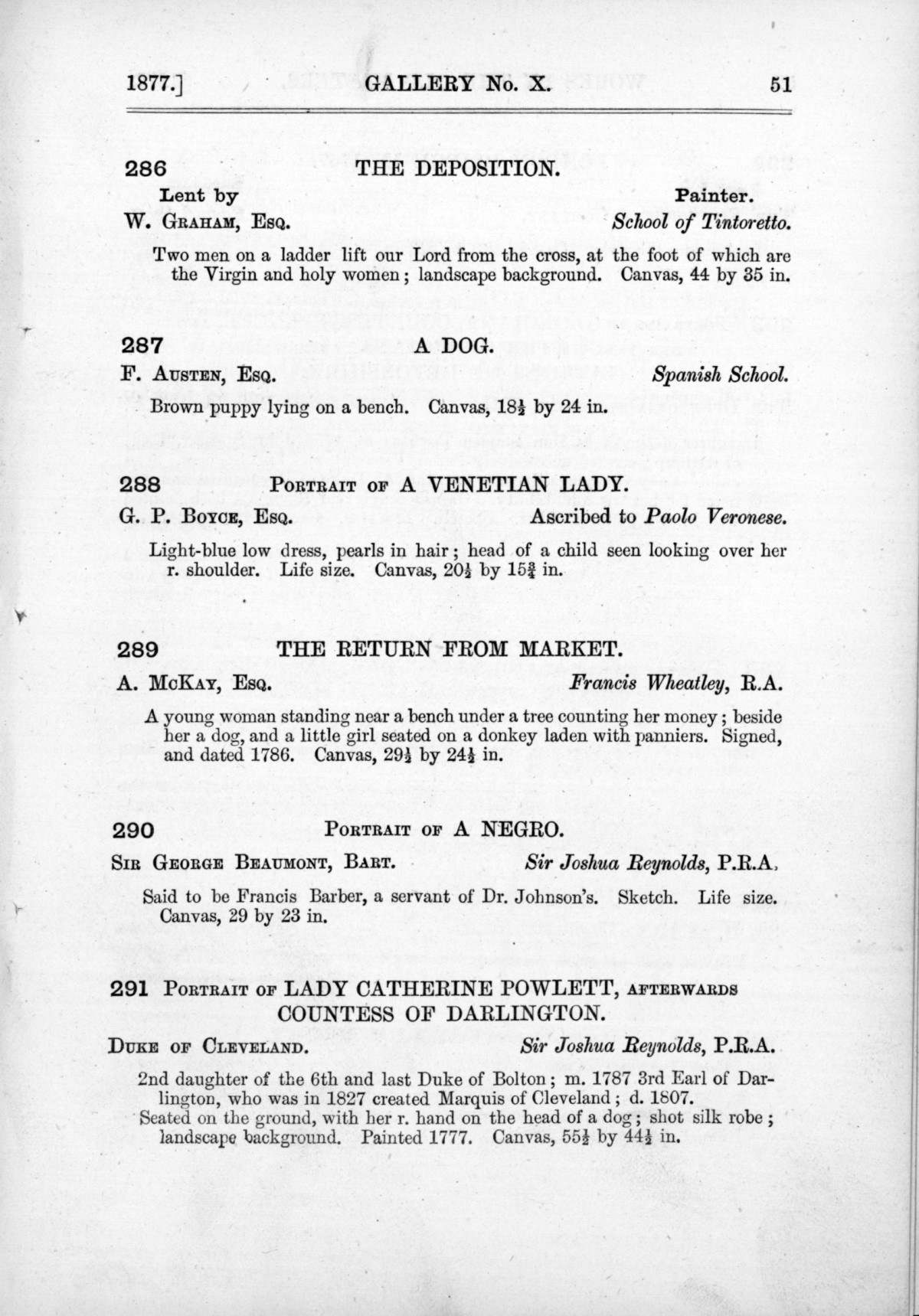 Page 51 of 1877 - Old Masters and deceased masters of the British School