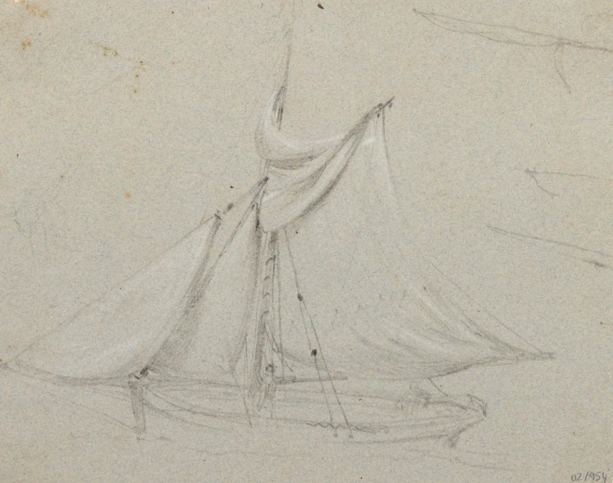 Philip Reinagle RA, A sailing boat