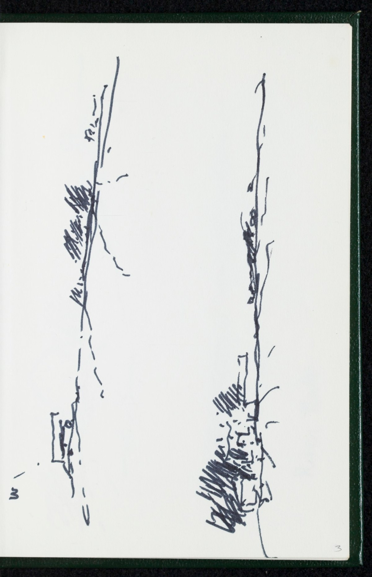 Sir Hugh Casson PRA, New England Connecticut sketchbook