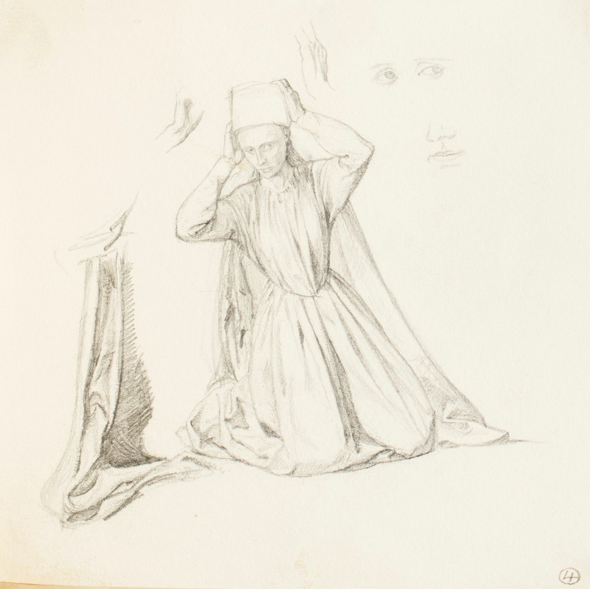 Henry Hugh Armstead RA, Study for 'A Dream'