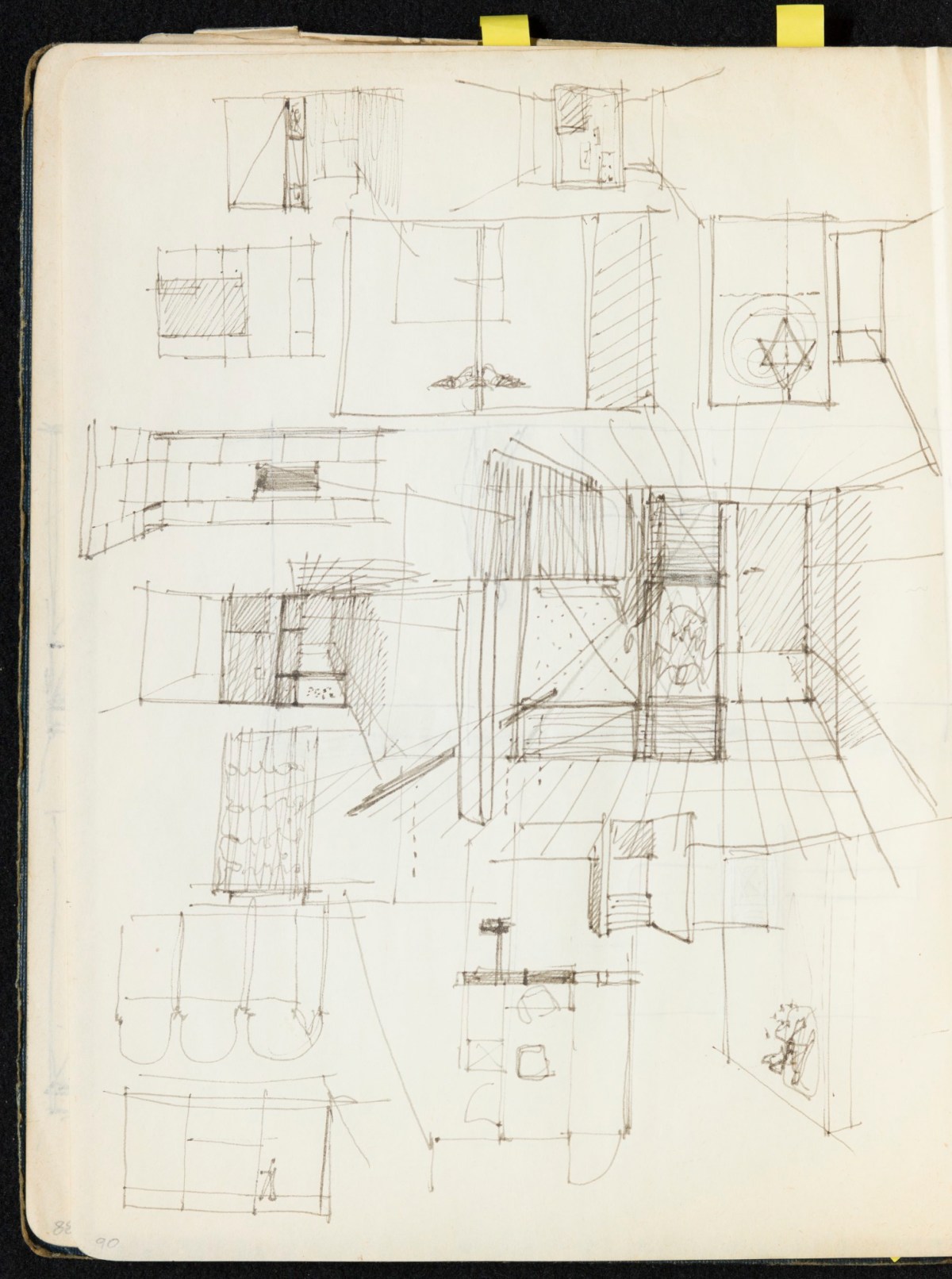 Sir Hugh Casson PRA, Britannia and Glyndebourne sketchbook