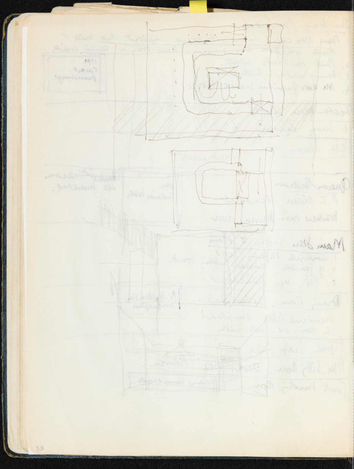 Sir Hugh Casson PRA, Britannia and Glyndebourne sketchbook