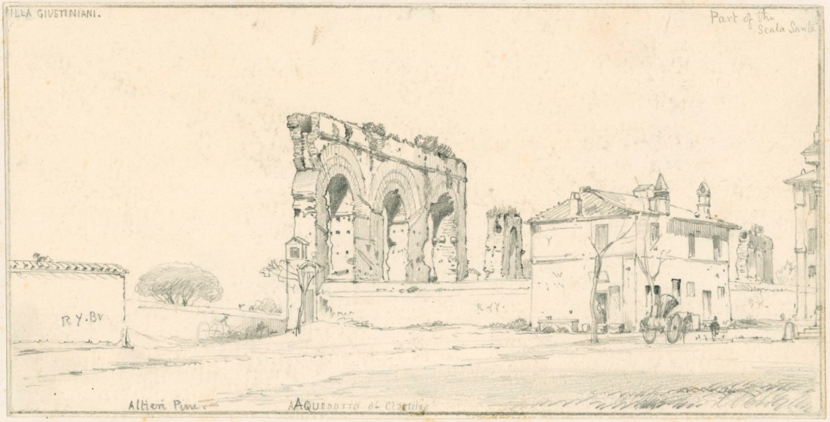 Edward William Cooke RA, The Villa Giustiniani