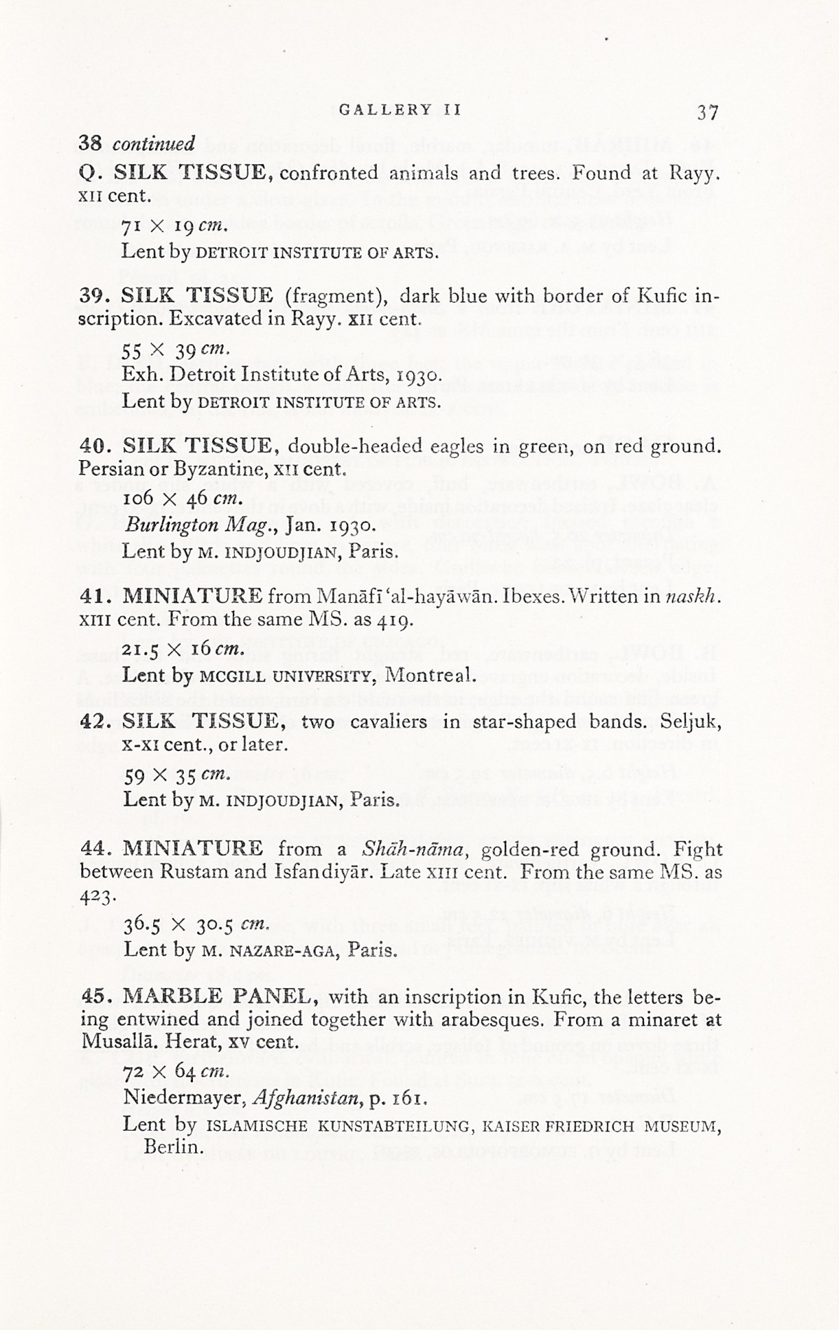 Page 65 of 1931 - International Exhibition of Persian Art