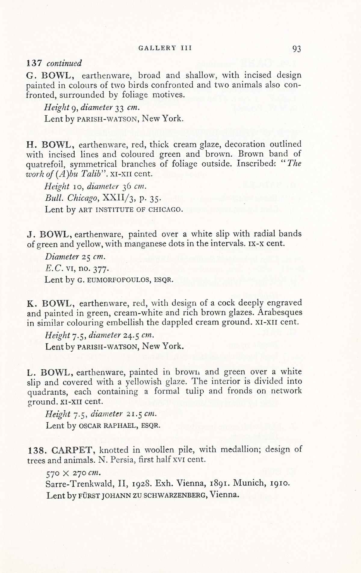 Page 121 of 1931 - International Exhibition of Persian Art