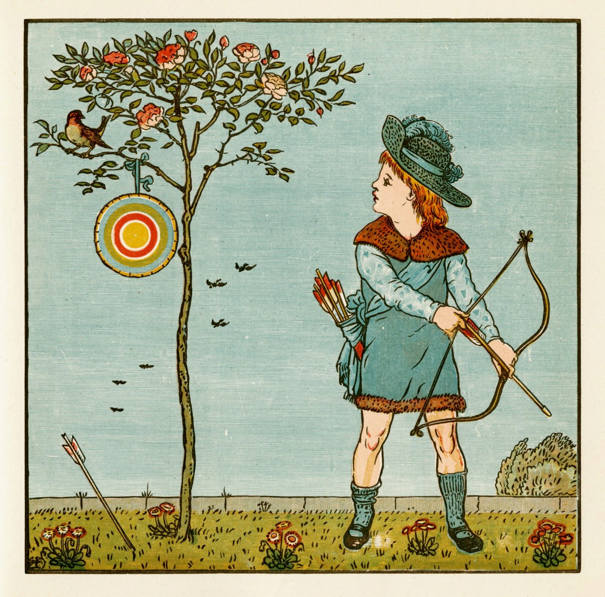 Walter Crane, 'The Little Cock Sparrow'