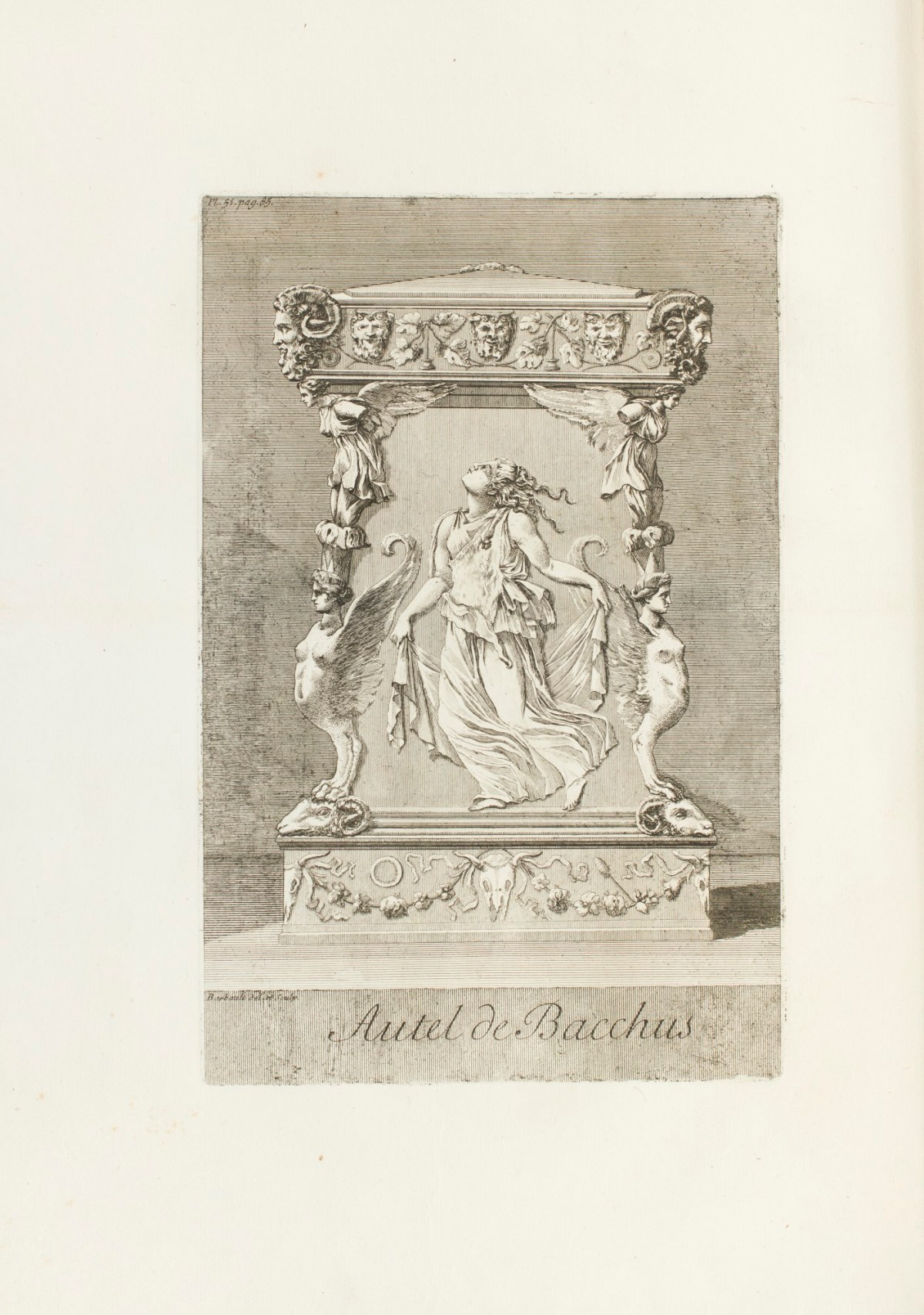 Jean Barbault, 'Autel de Bacchus.'
