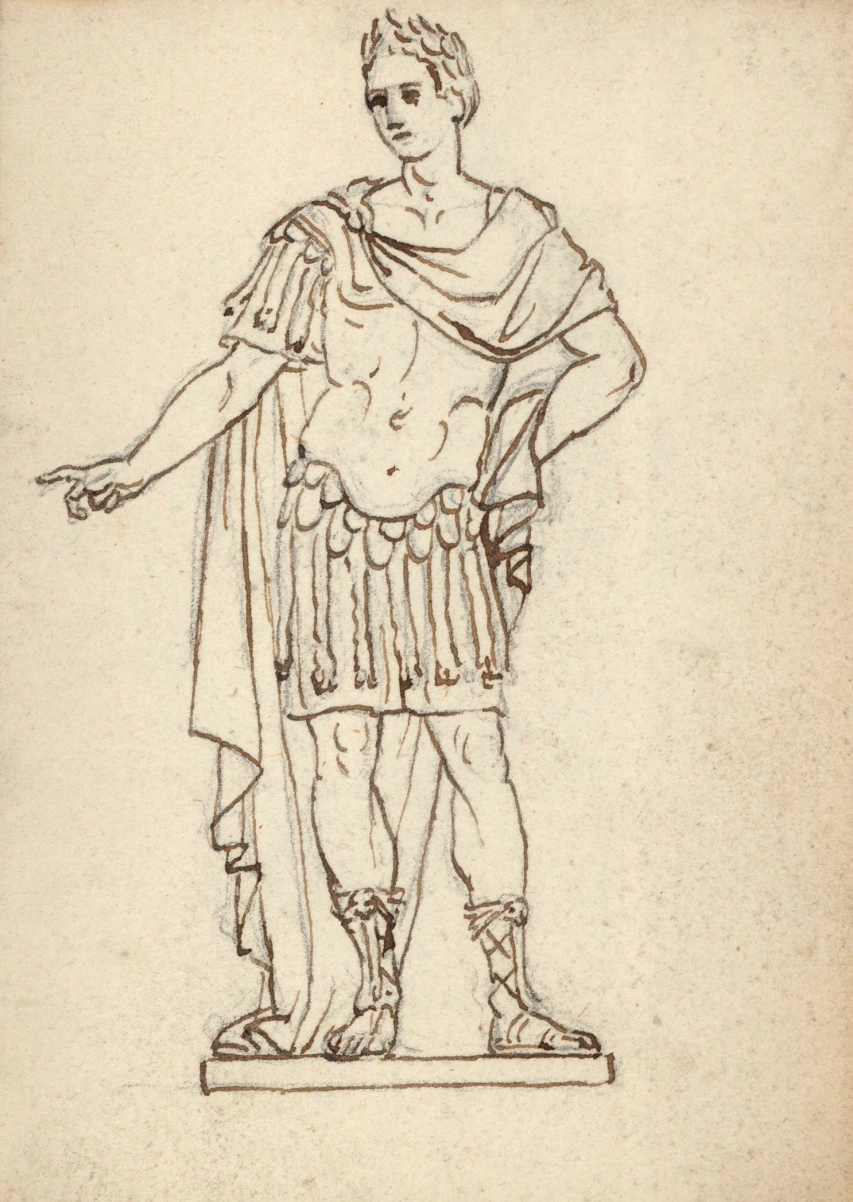 Benjamin West PRA, Leaf from a sketchbook