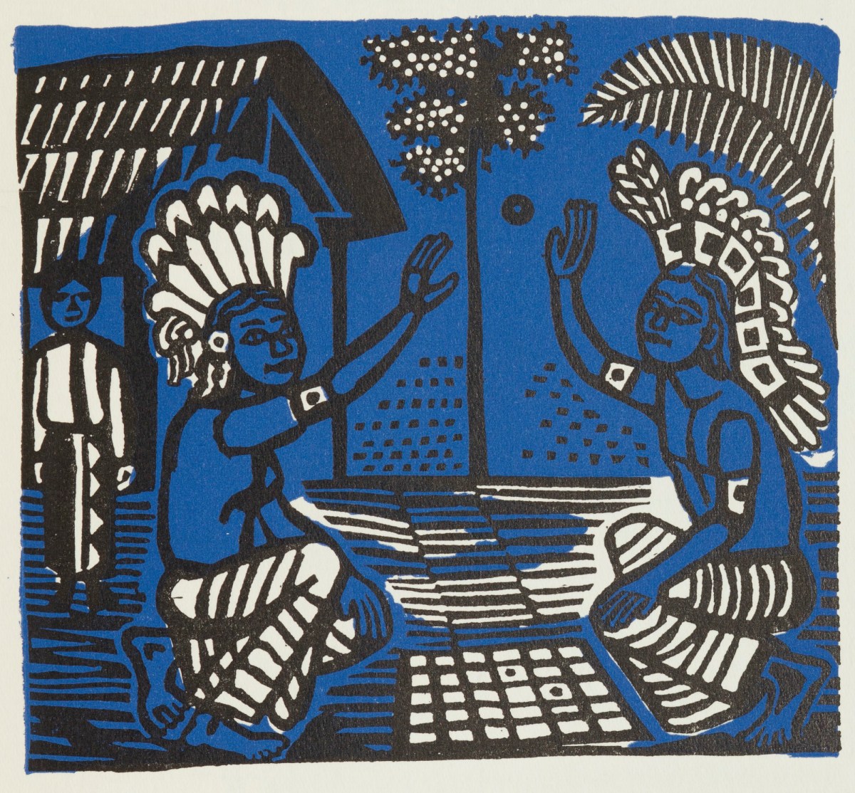 Edward Bawden RA, Playing Pok ta Pok