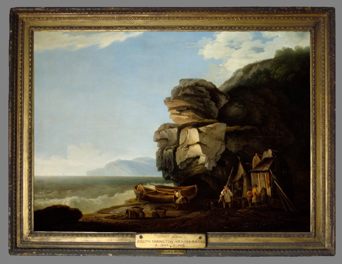 Unknown, Frame for Joseph Farington RA 'Coastal Scene'