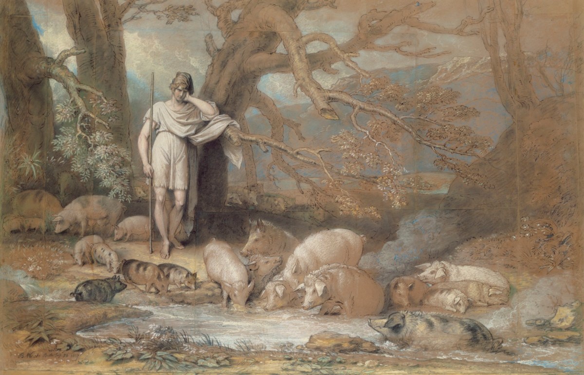 Benjamin West PRA, Bladud in Exile