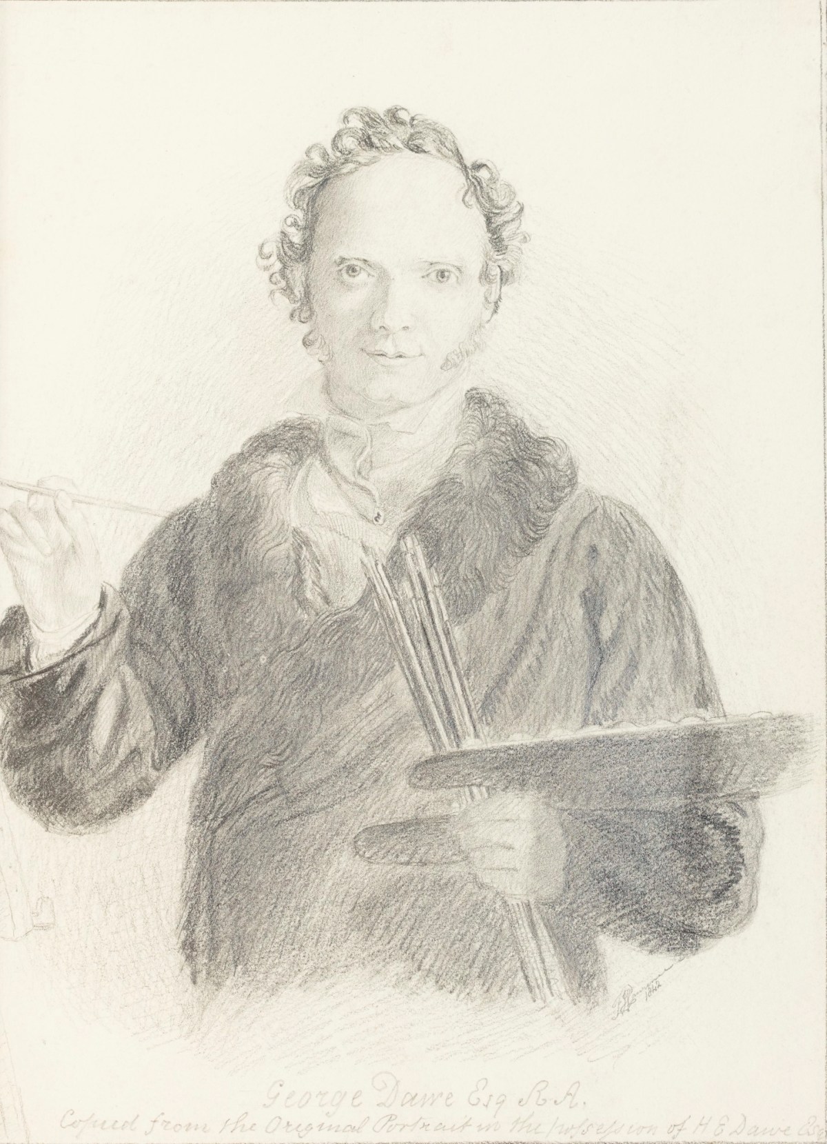Unknown artist, Portrait of George Dawe