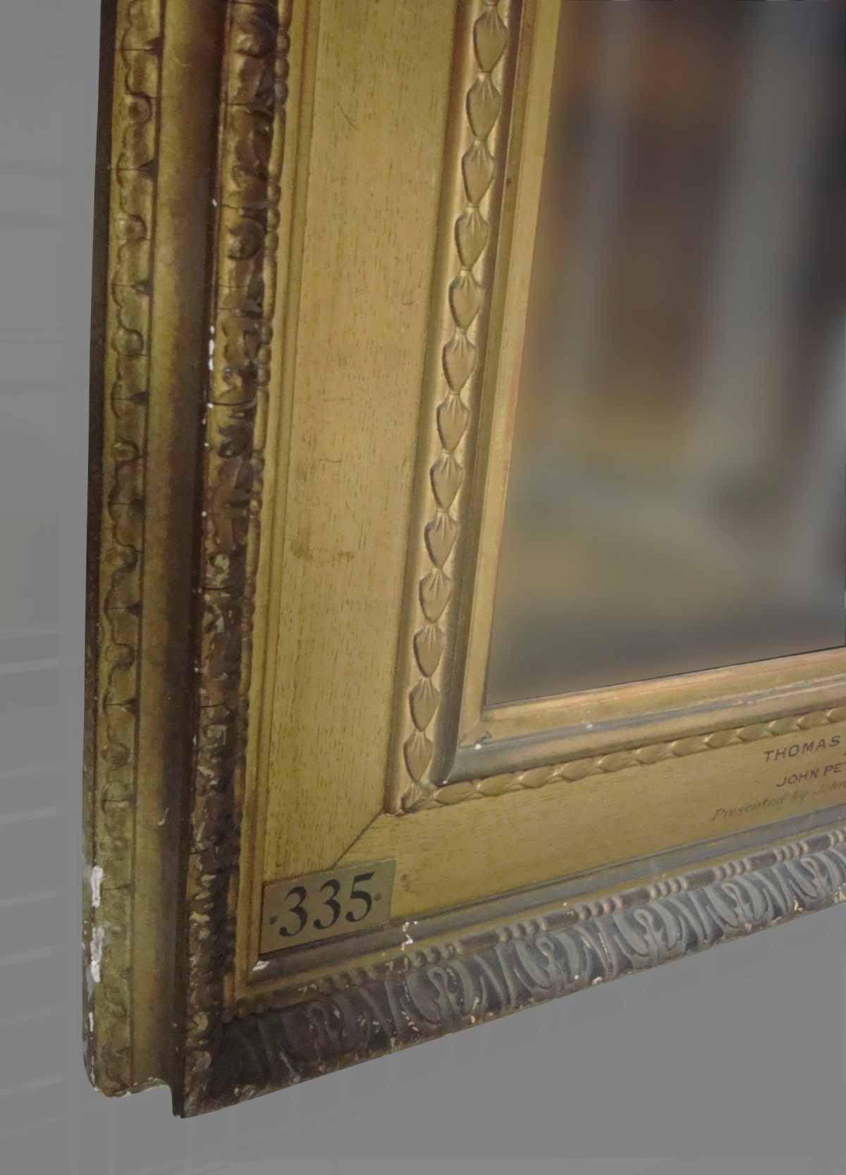Unknown, Frame for John Pettie RA 'Portrait of Thomas Faed, R.A.'