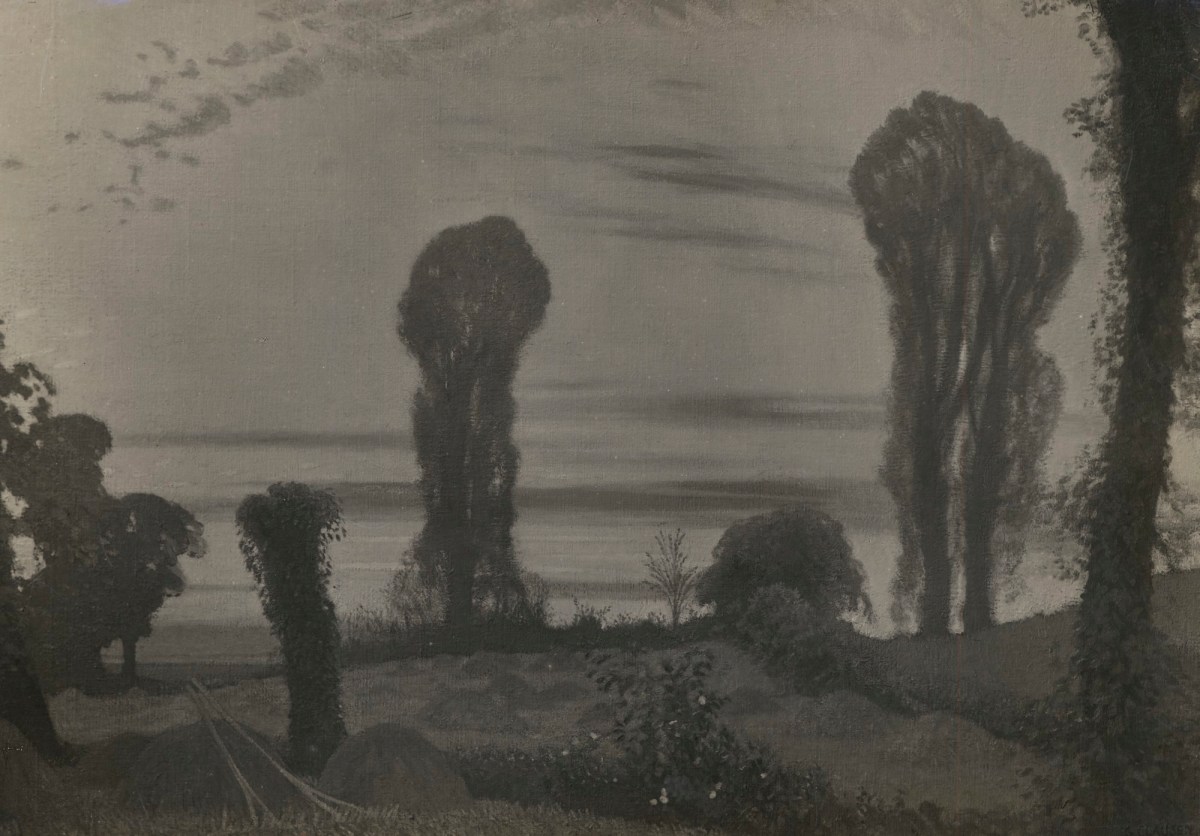Unidentified photographer, Photograph of George Clausen's 'Midsummer Dawn' (Current location unknown)