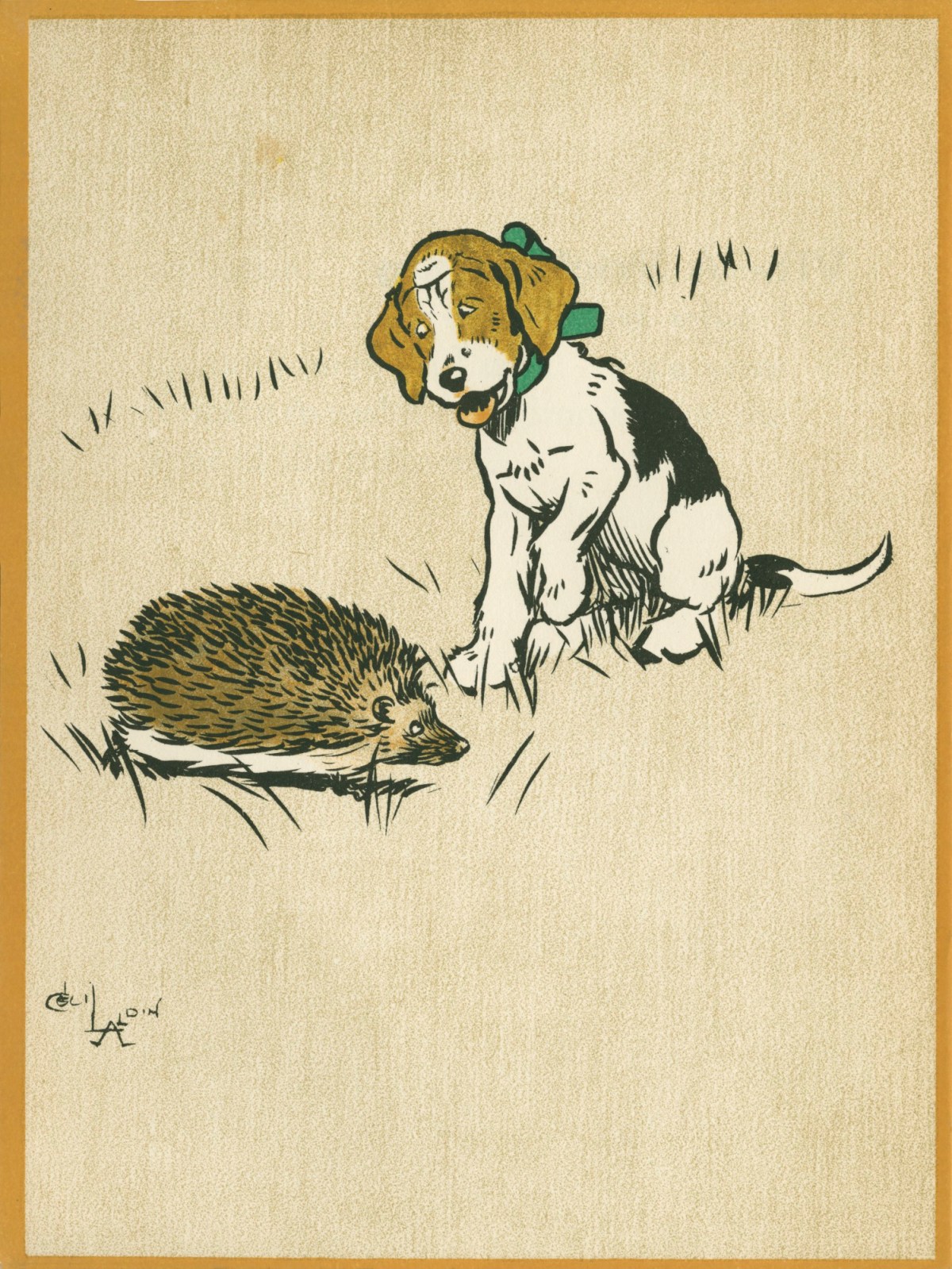 Cecil Aldin, A Prickly Baby