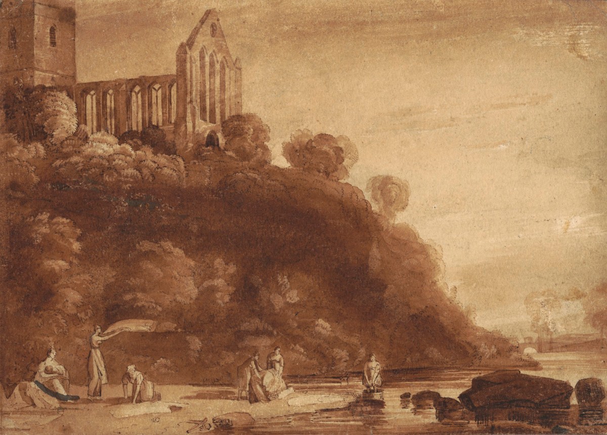 John Homes Smith, Sketch after Turner's 'Dunblain Abbey'