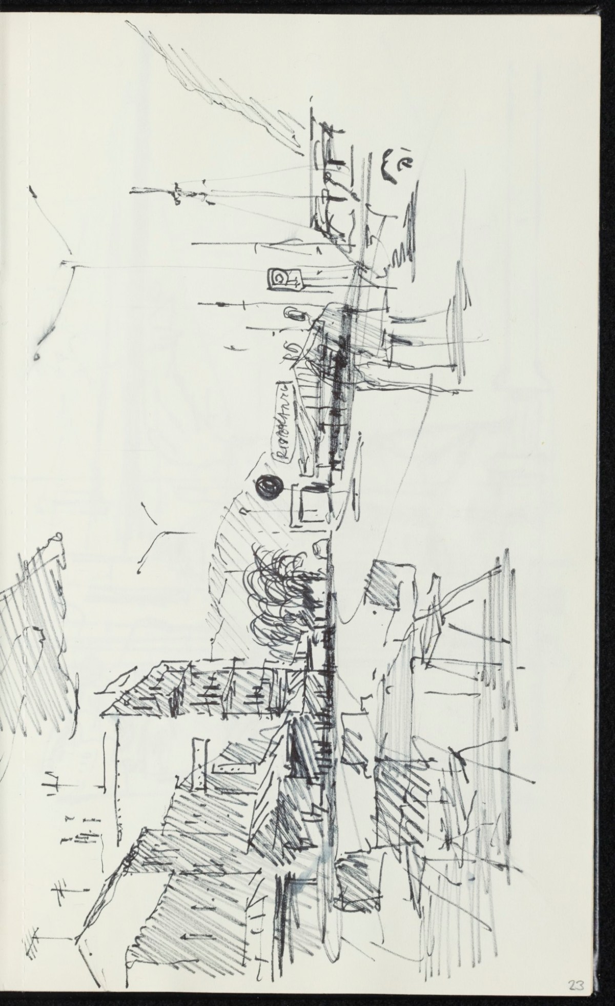 Sir Hugh Casson PRA, Majorca, Italy and Pembrokeshire sketchbook