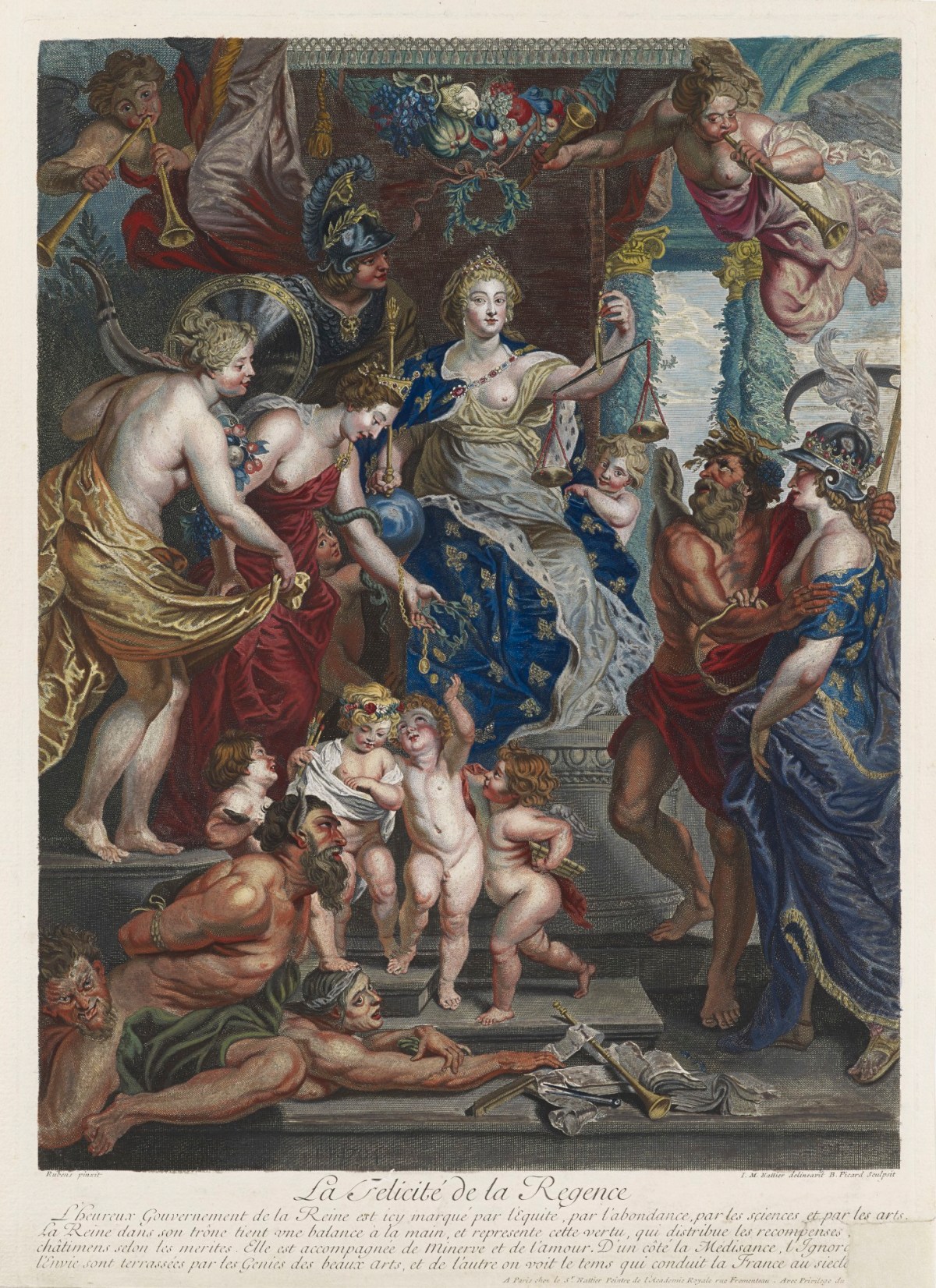 Peter Paul Rubens, La Felicité de la Regence