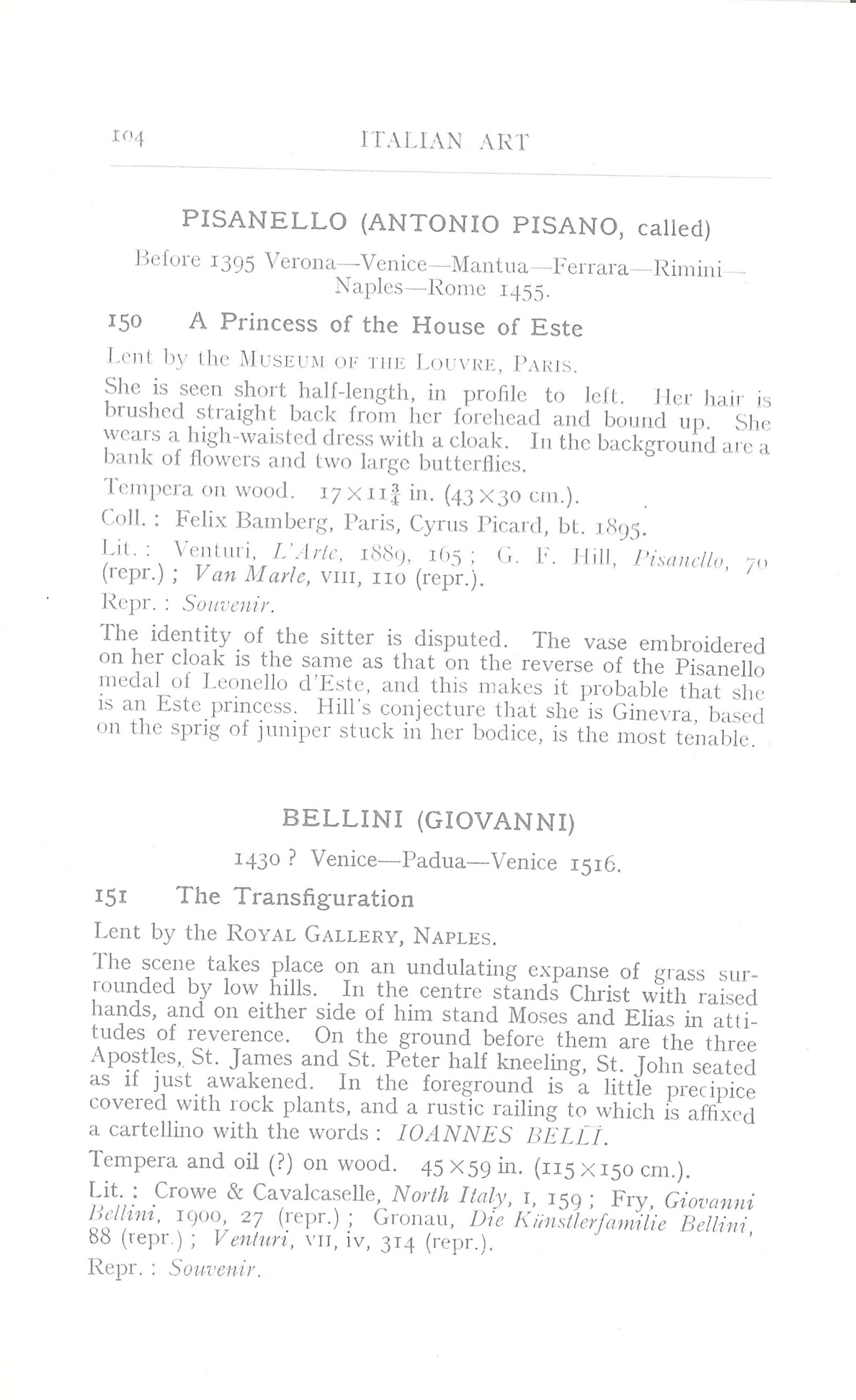 Page 108 of 1930 - Exhibition of Italian Art 1200-1900