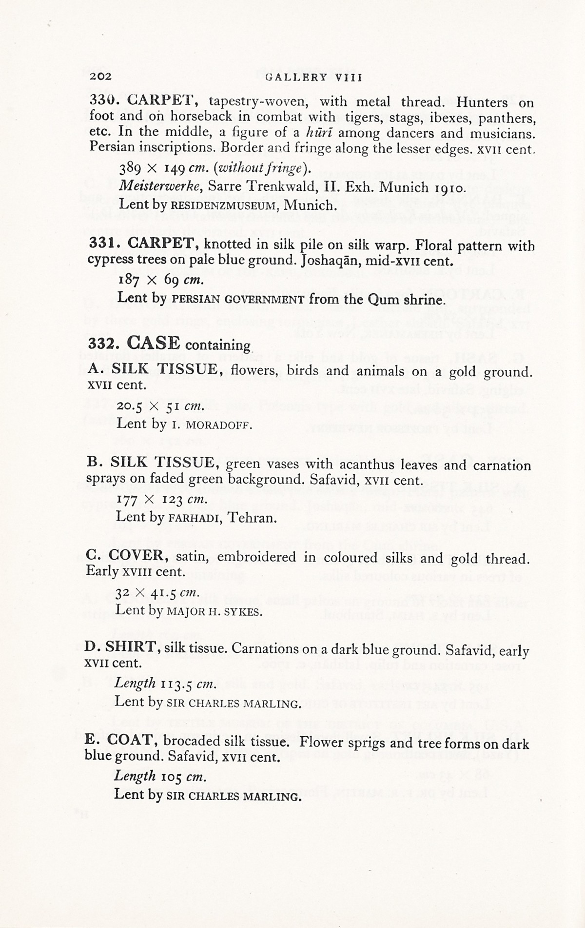 Page 230 of 1931 - International Exhibition of Persian Art