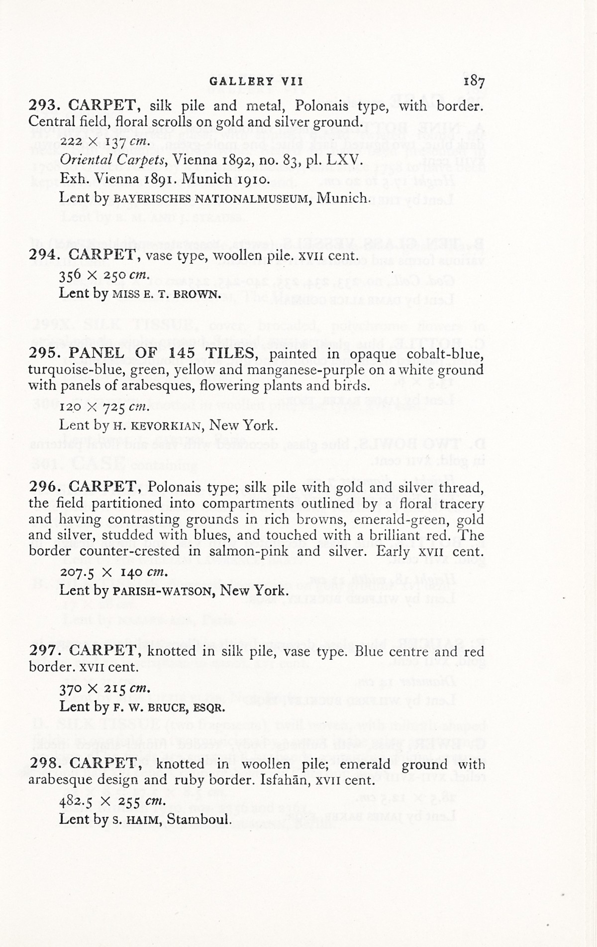 Page 215 of 1931 - International Exhibition of Persian Art