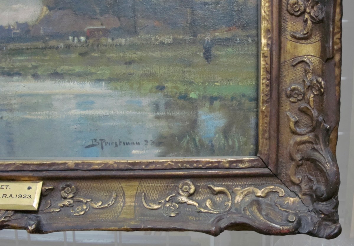 Unknown, Frame for Bertram Priestman RA 'Near Wareham, Dorset'