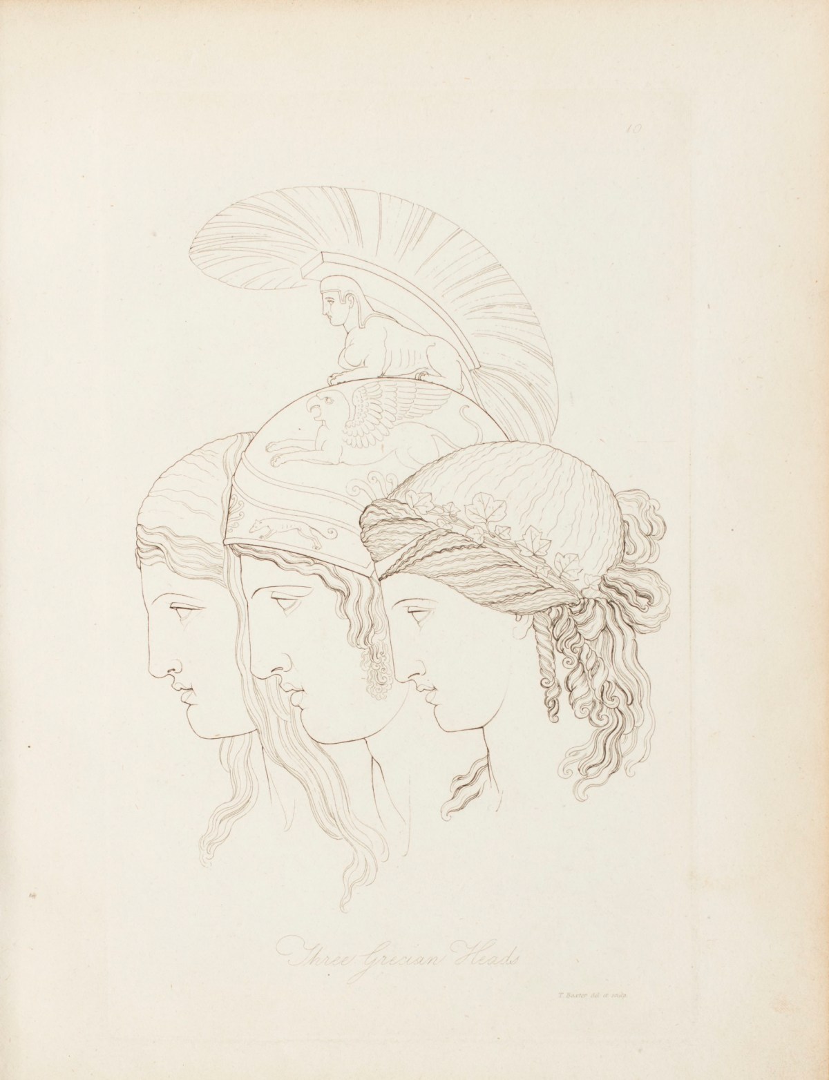 Thomas Baxter, Three Grecian Heads