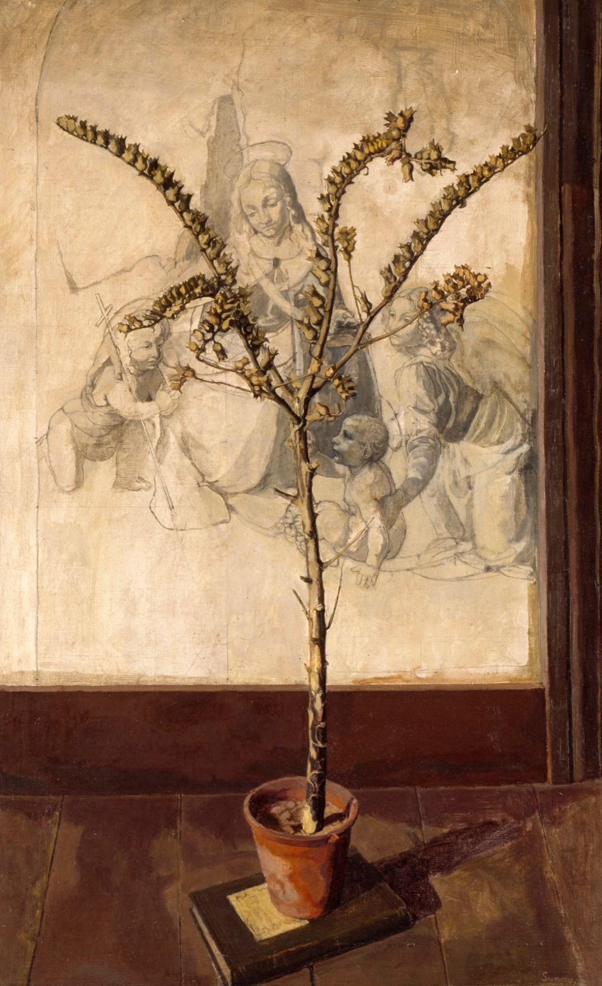 Patrick Symons RA, Still-life with Henbane