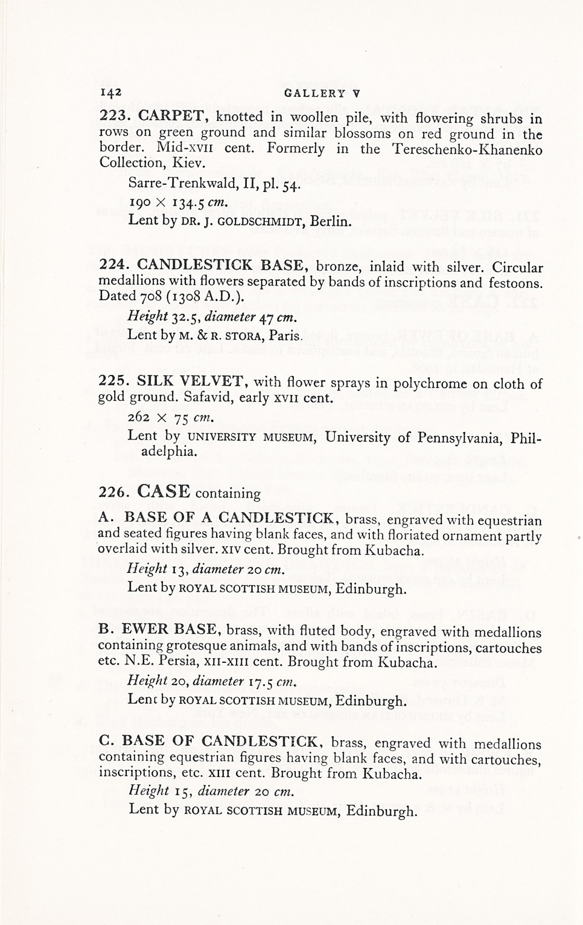 Page 170 of 1931 - International Exhibition of Persian Art