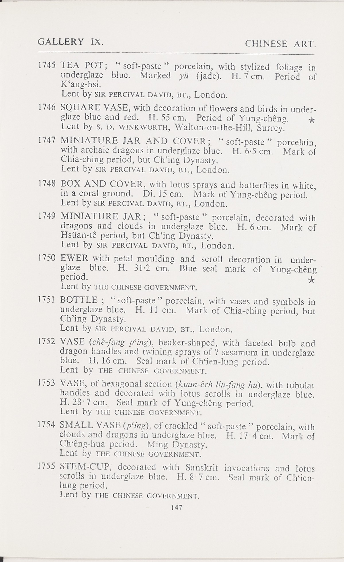 Page 175 of 1935-36 - International Exhibition of Chinese Art