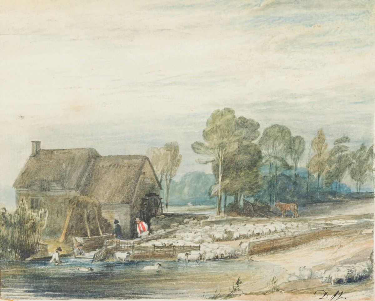 Sir David Wilkie RA, Study for 'Sheepwashing'