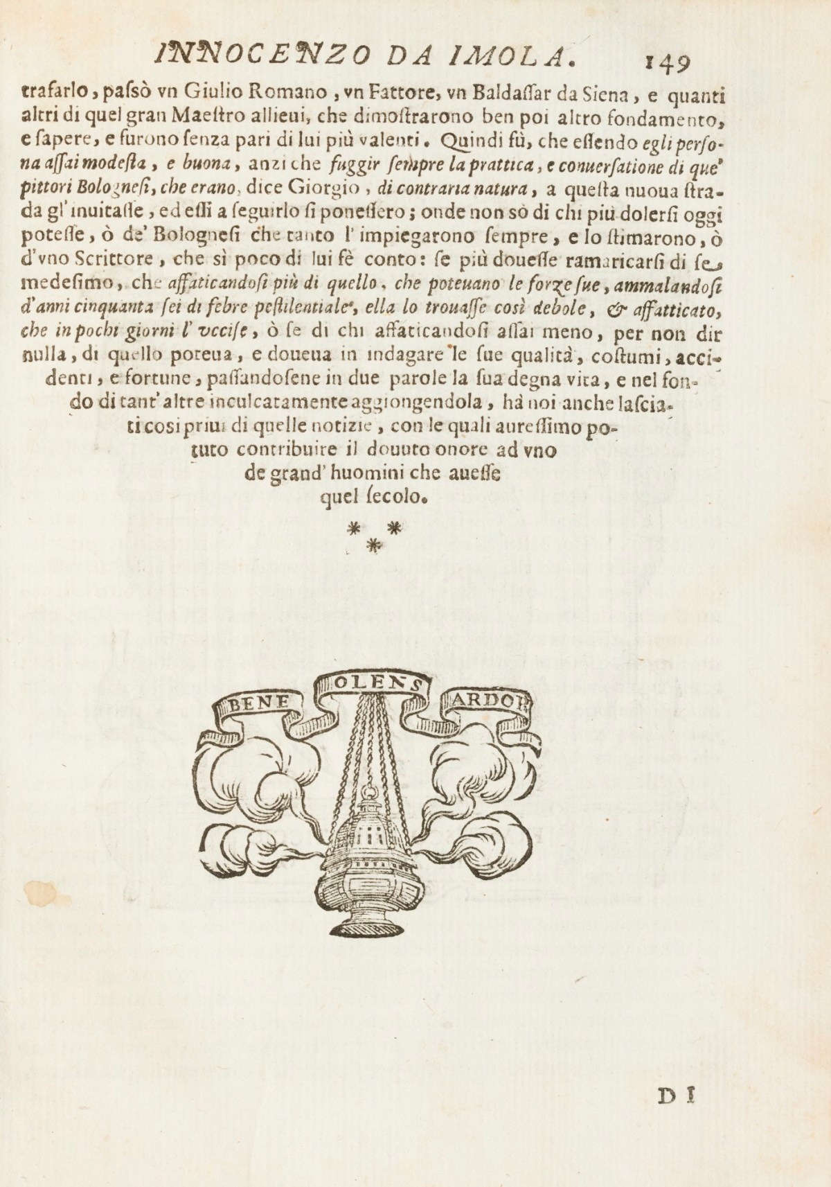 Unsigned, Vignette of an incenser.