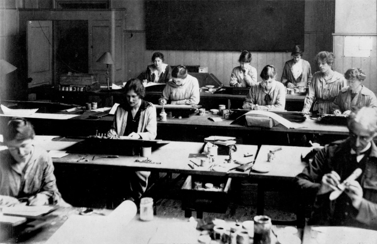 Unidentified photographer, A studio in the Royal Academy Schools