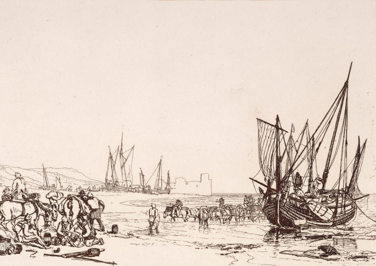 J.M.W. Turner RA, Scene on the French Coast