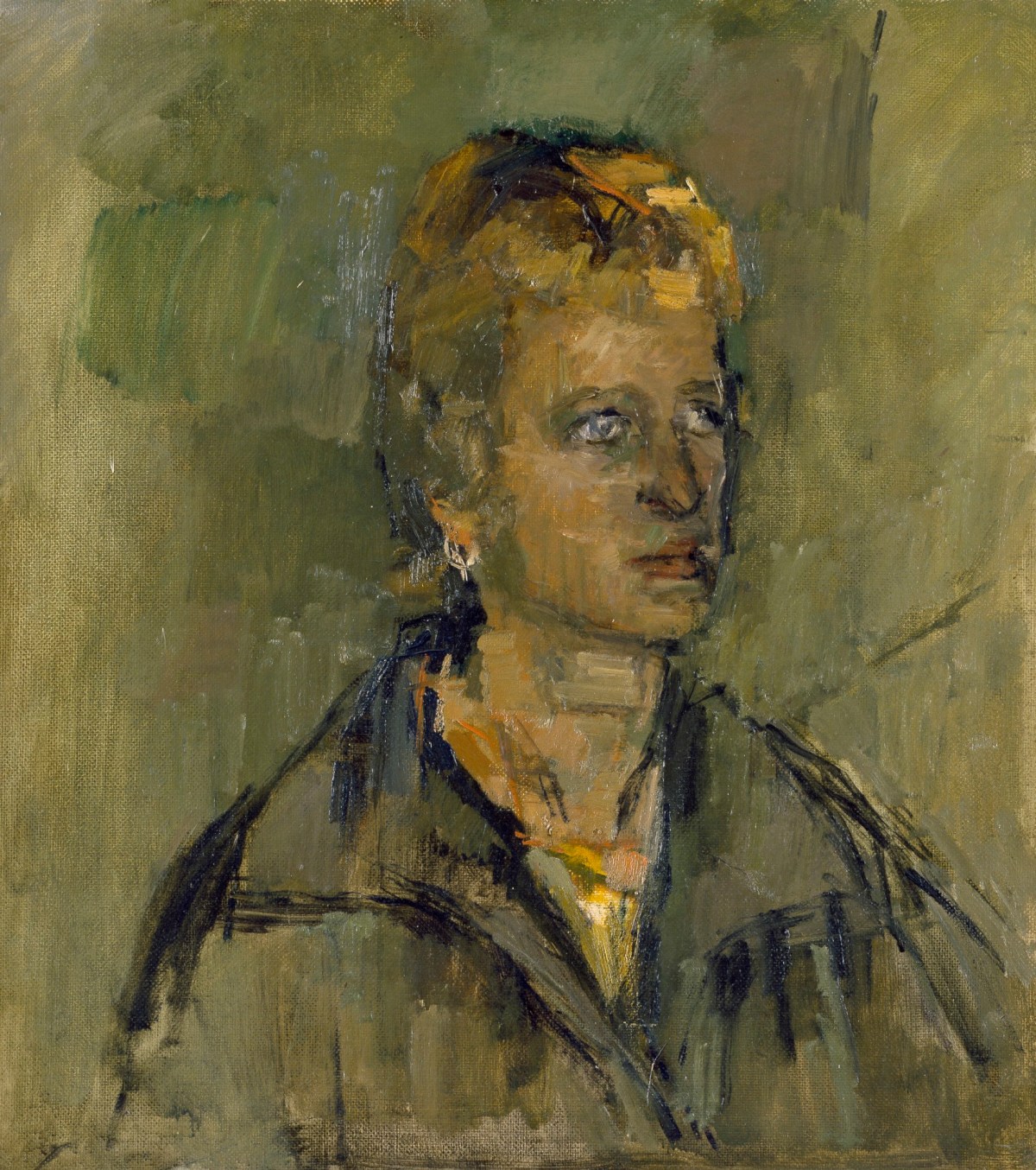 Robert Medley RA, Portrait of Dame Elizabeth Frink, R.A.
