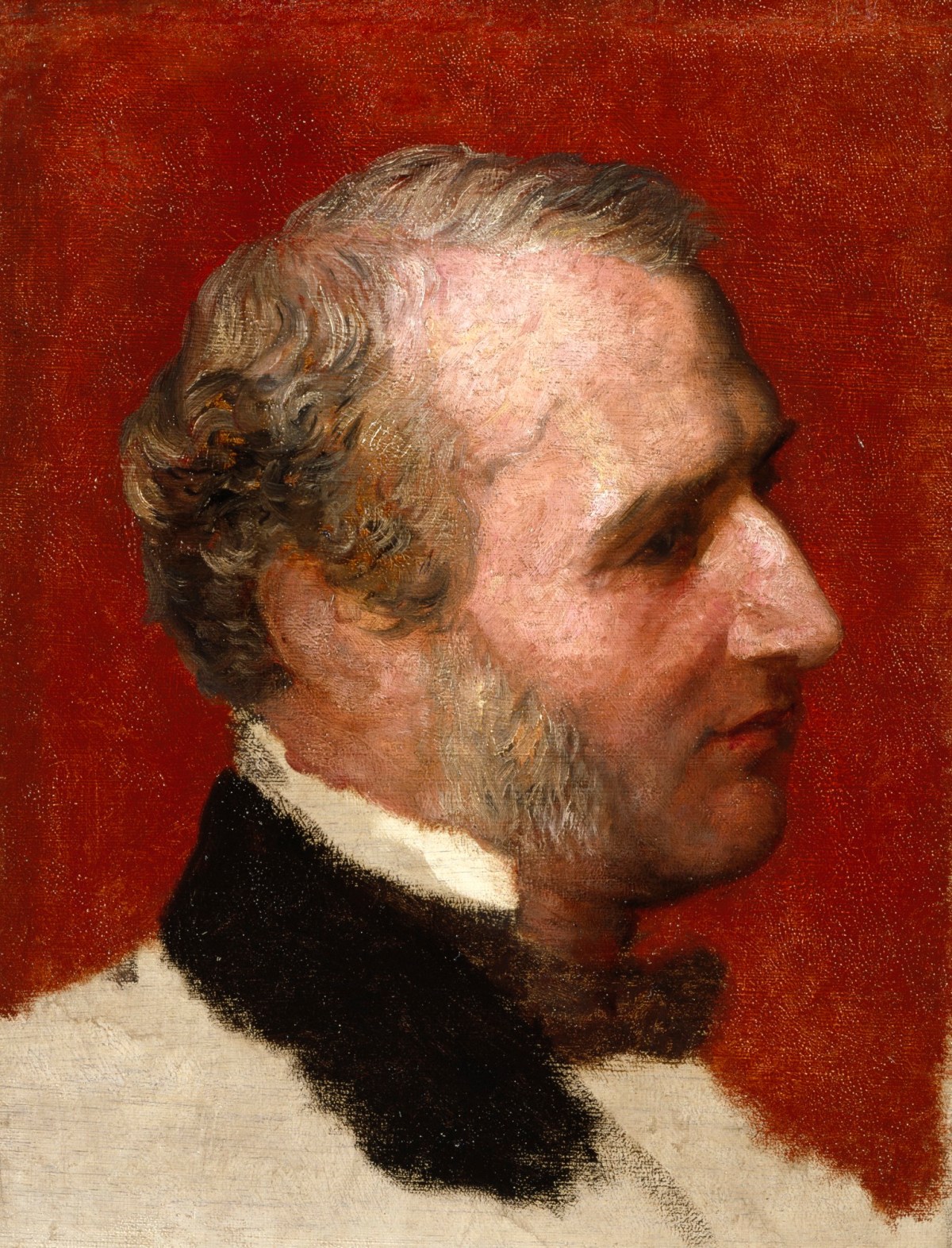 George Frederic Watts RA, Portrait of Carlo, Baron Marochetti, R.A.