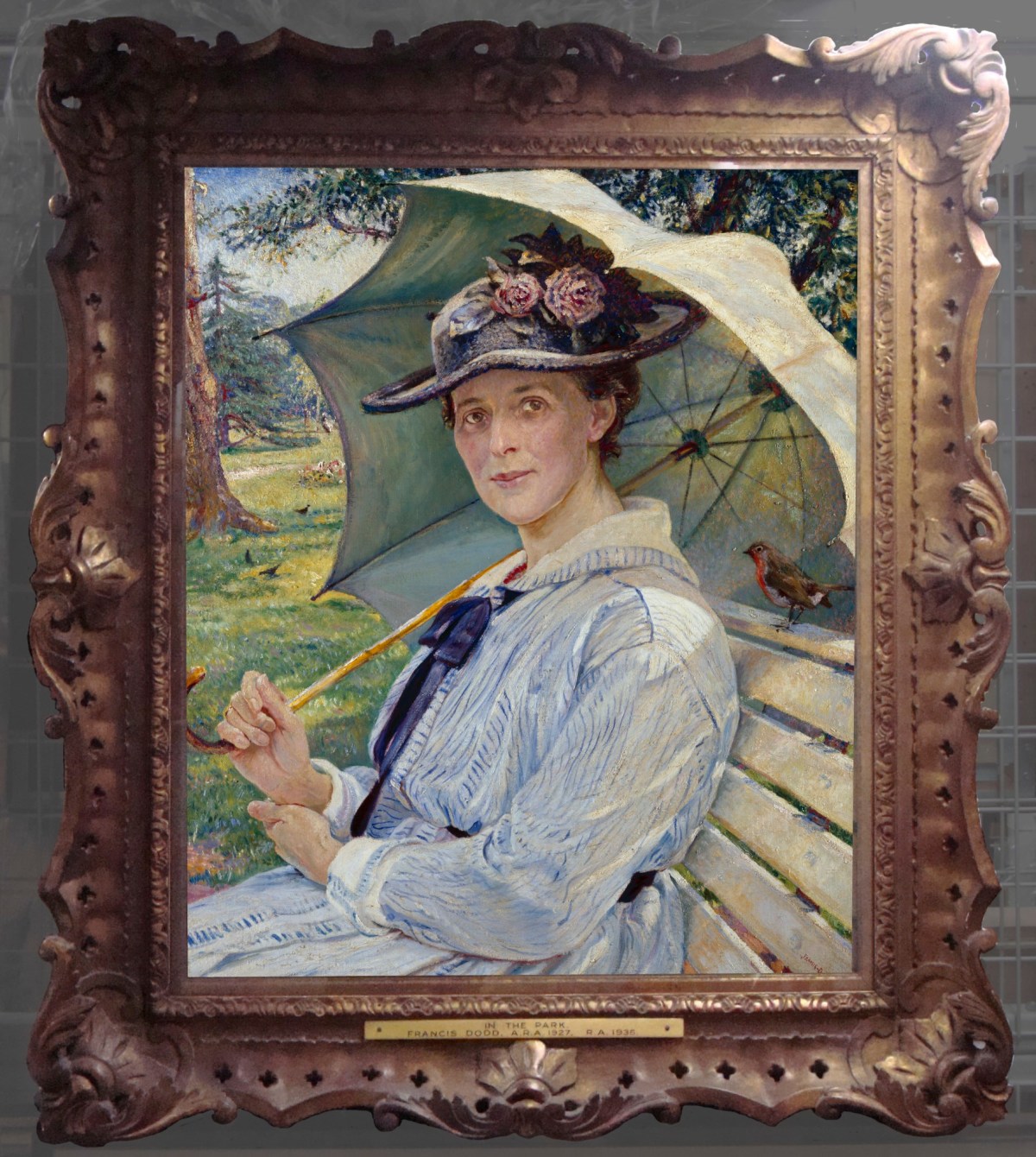 Unknown, Frame for Francis Dodd RA 'In the Park'