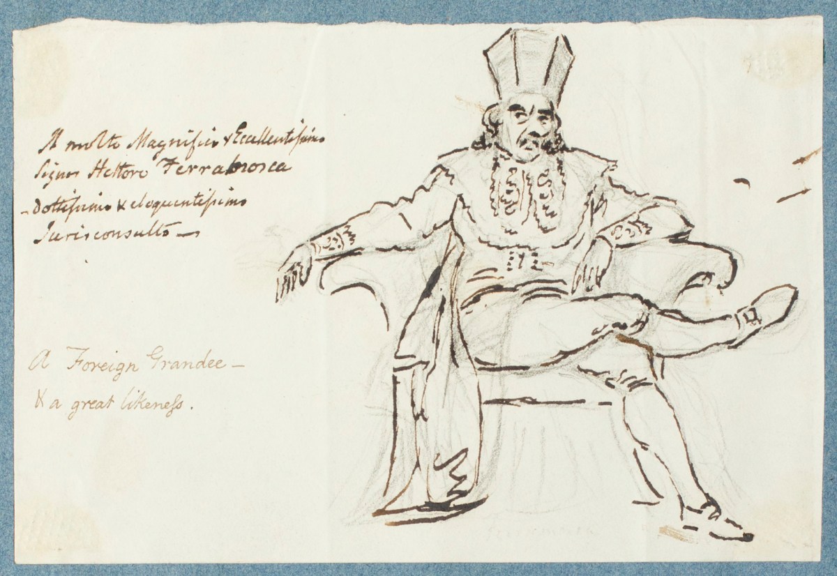 George Dance RA, A Foreign Grandee & a great likeness