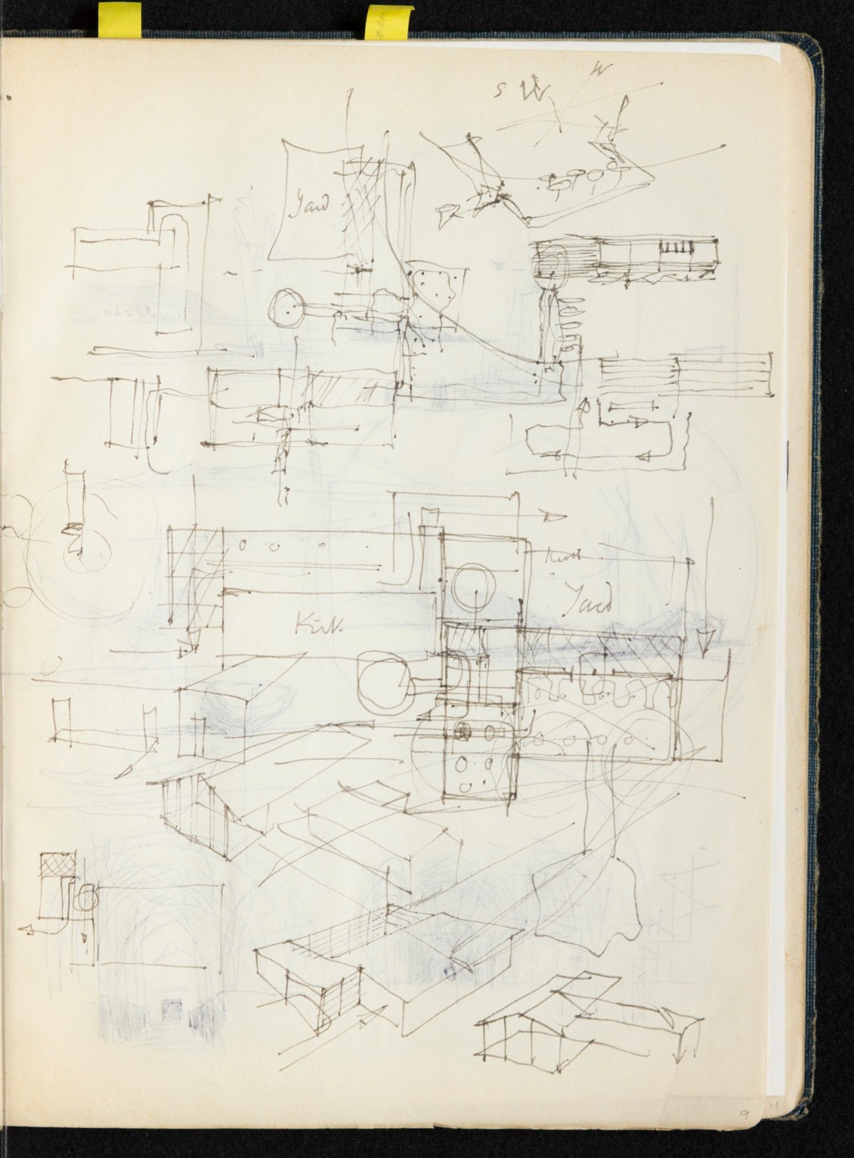 Sir Hugh Casson PRA, Britannia and Glyndebourne sketchbook