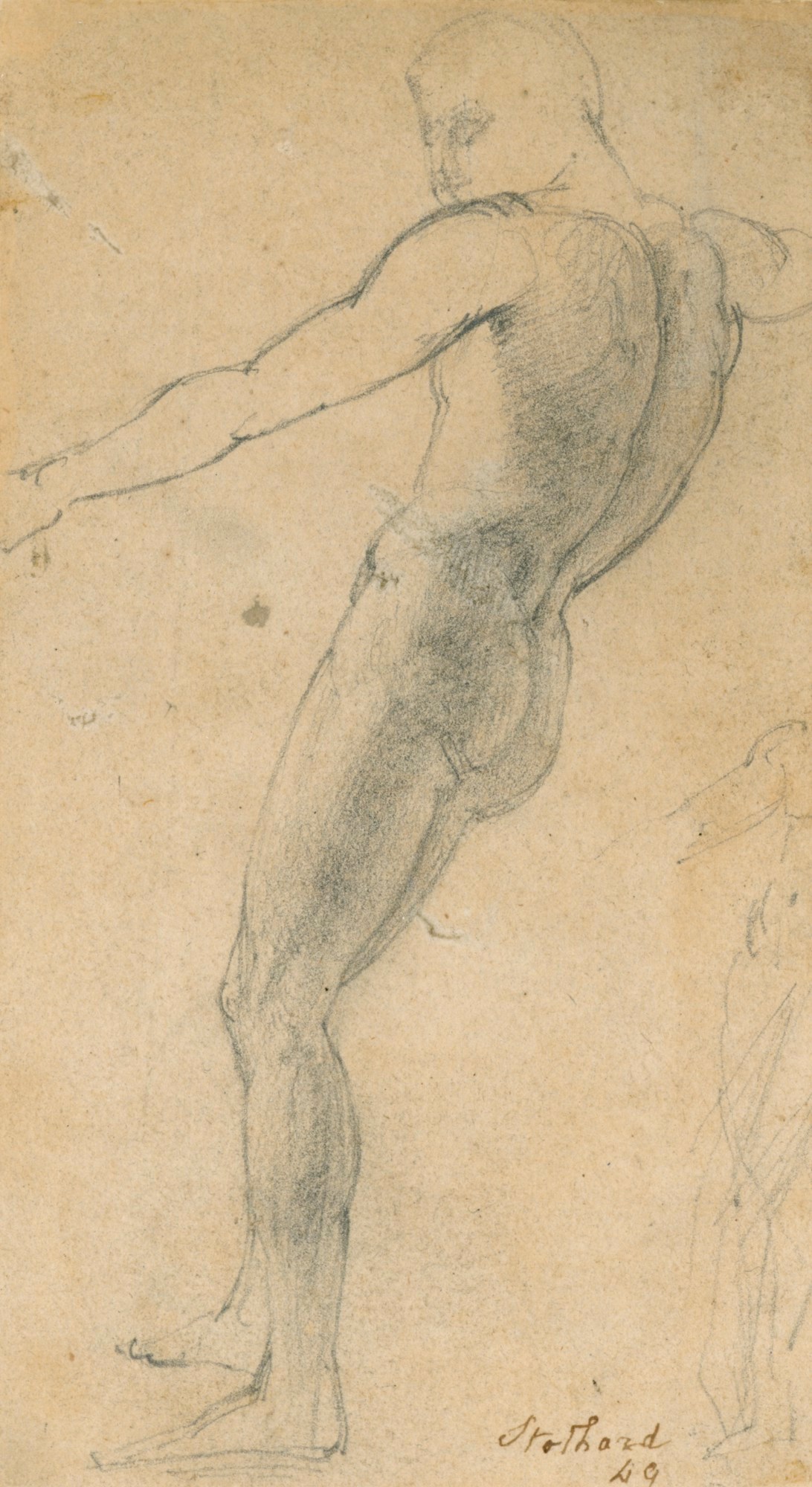 Thomas Stothard RA, Standing male nude