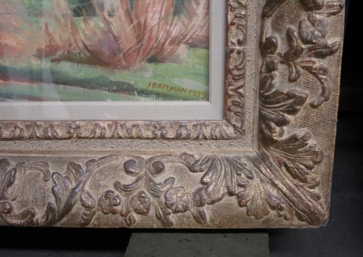 Unknown, Frame for James Bateman RA 'Lullington Church'