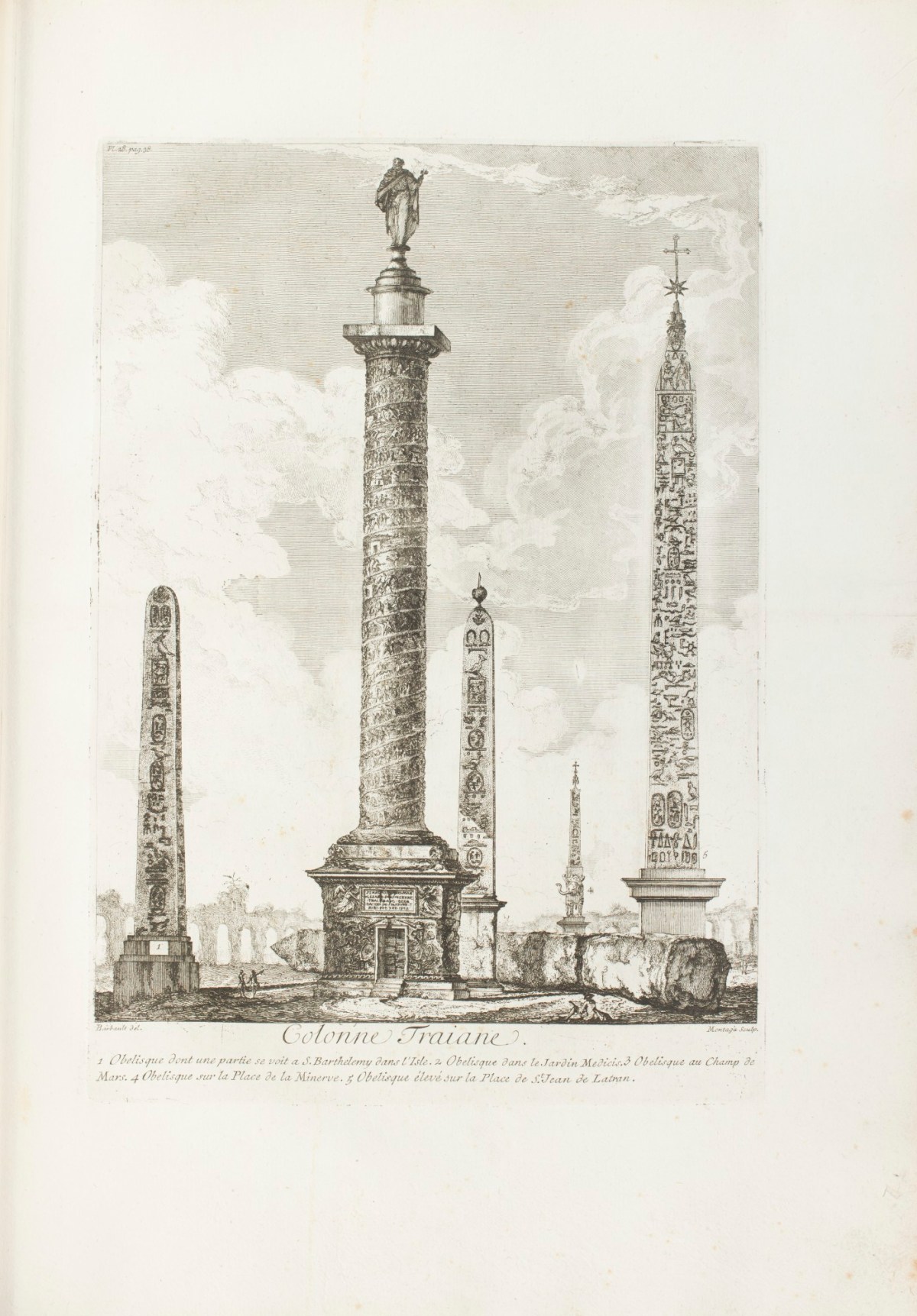 Jean Barbault, 'Colonne Traiane.'