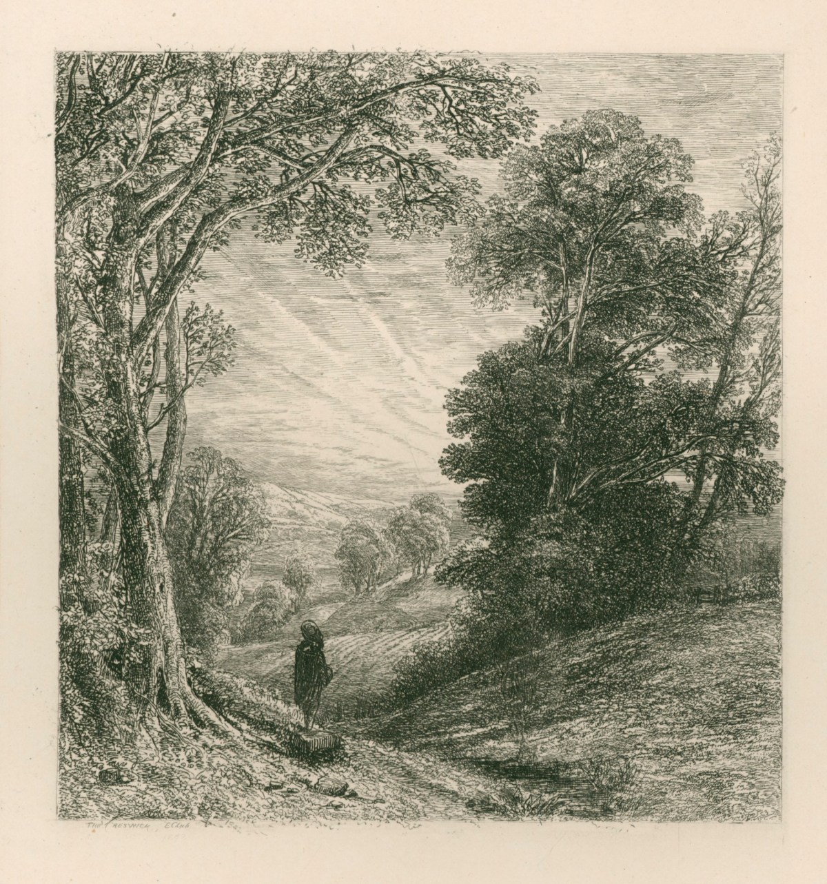 Thomas Creswick RA, The Evening Walk