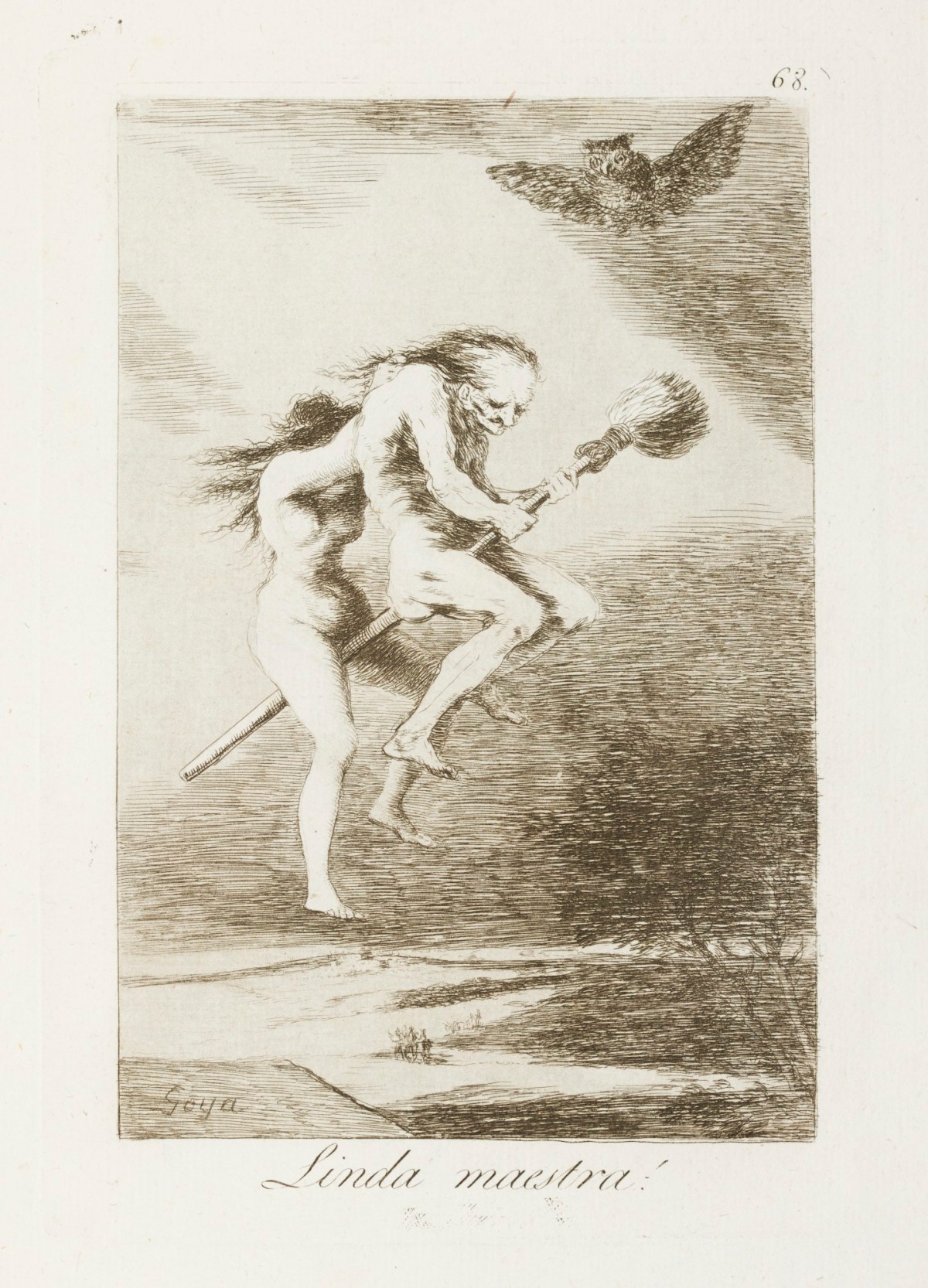 Francisco Goya, 'Linda maestra!'