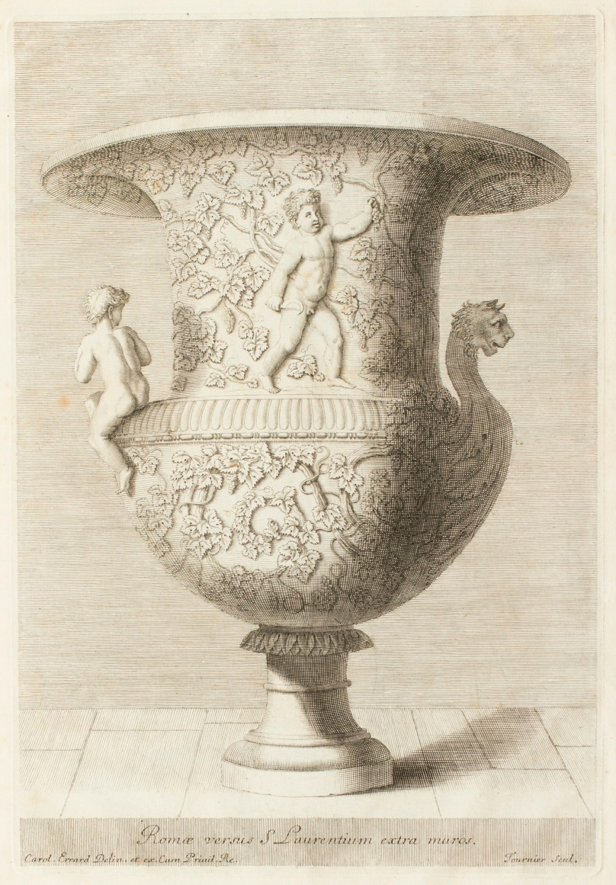 Charles Errard le fils, Vase covered in vines.